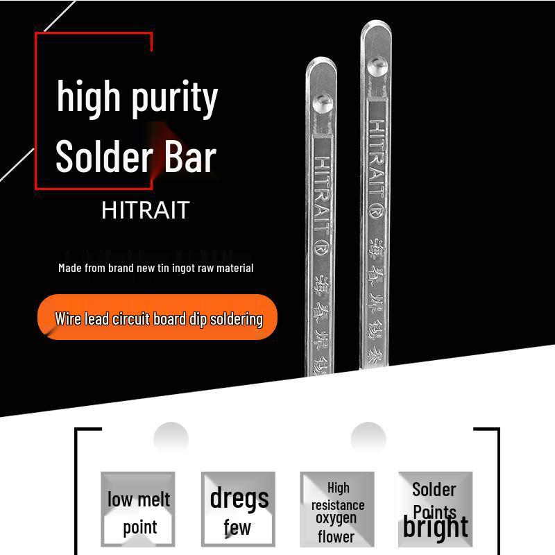 Hochreine Zinnstange zum Verzinnen von Elektrikerdrähten und für Heimschweißarbeiten - Bleifrei, niedriger Schmelzpunkt