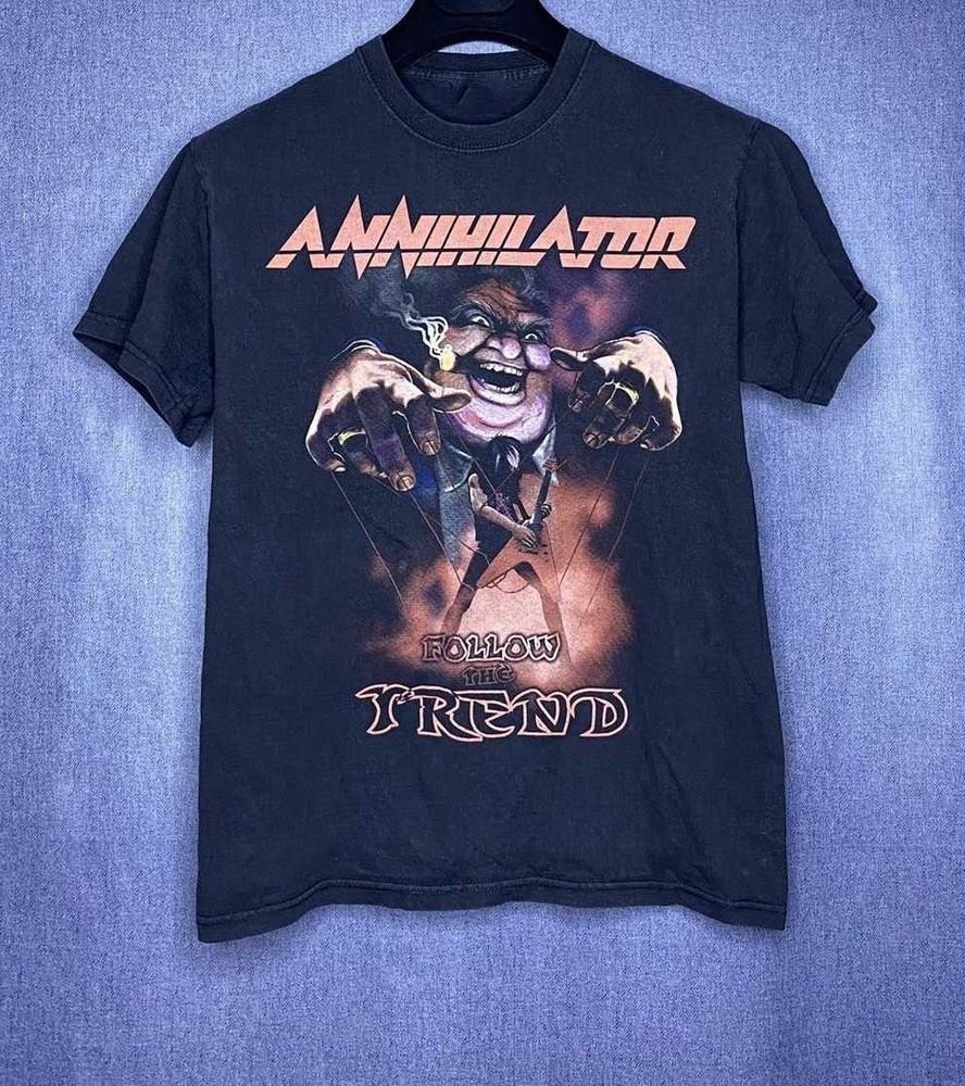 Футболка Annihilator 2010 года Хлопок Полный размер Унисекс S-5XL ZL298 Унисекс Футболка XXL