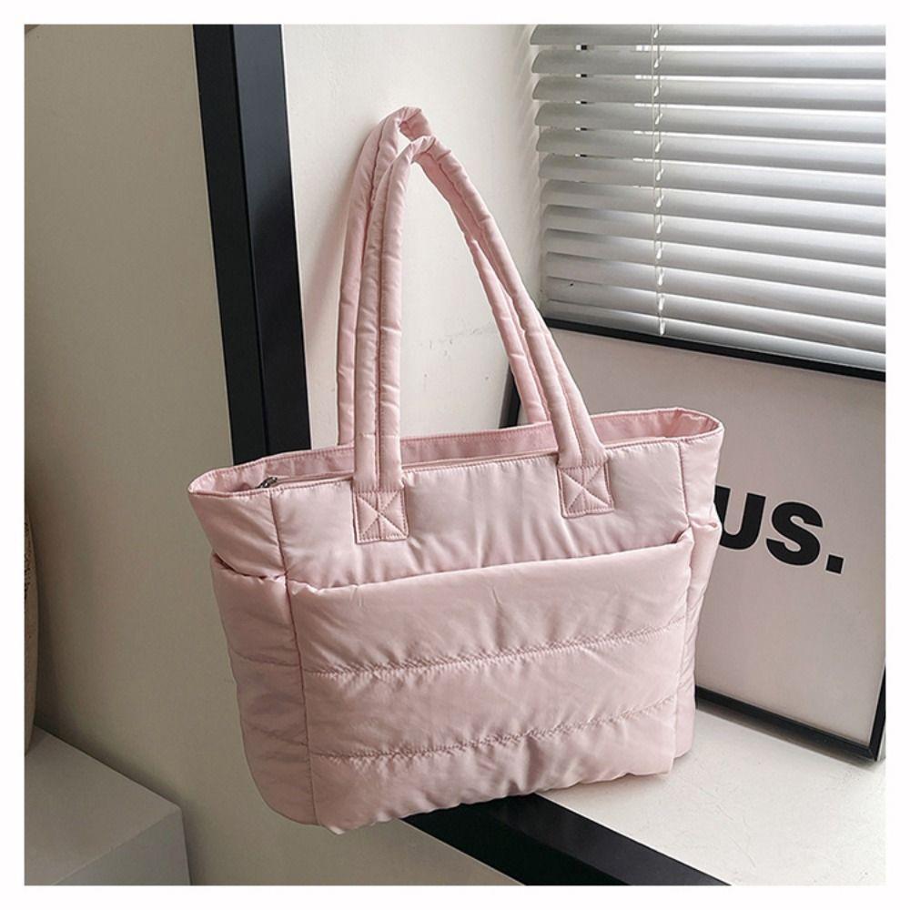 Large Capacity Tote Bag Multiple Pockets Messenger Shoulder Bag For Travel Work Beach Gym Store