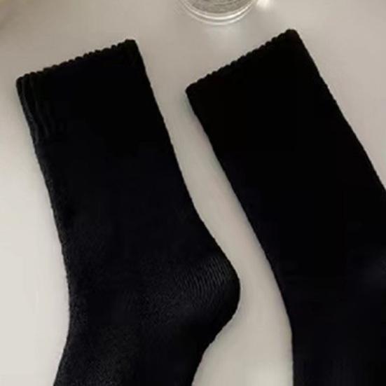 Thick Winter Knit Warm Socks for Women Fleece Lined Plush Floor Socks Thermal Ankle High Crew Boot Socks