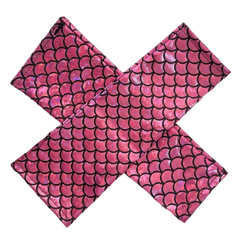 

Long Length Fish Scale Gloves Colorful Design Cosplay Gloves Mermaid Gloves Halloween Events рожевий
