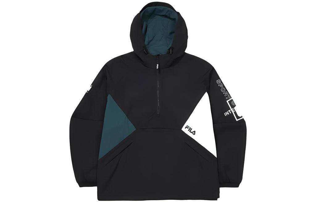 Men's FILA Jackets Men's Black Hooded (Non-detachable) Moderate Other