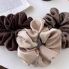 Soft Satin Hair Scrunchies, Simple Style Hair Ties Ponytail Holders for Women, Gentle Hair Rope Accessories