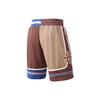 Li Ning Badfive Color Block Letter Print Loose Competition Casual Shorts Men shorts Pepper-Brown Gingerbread-Brown AAPR005-1