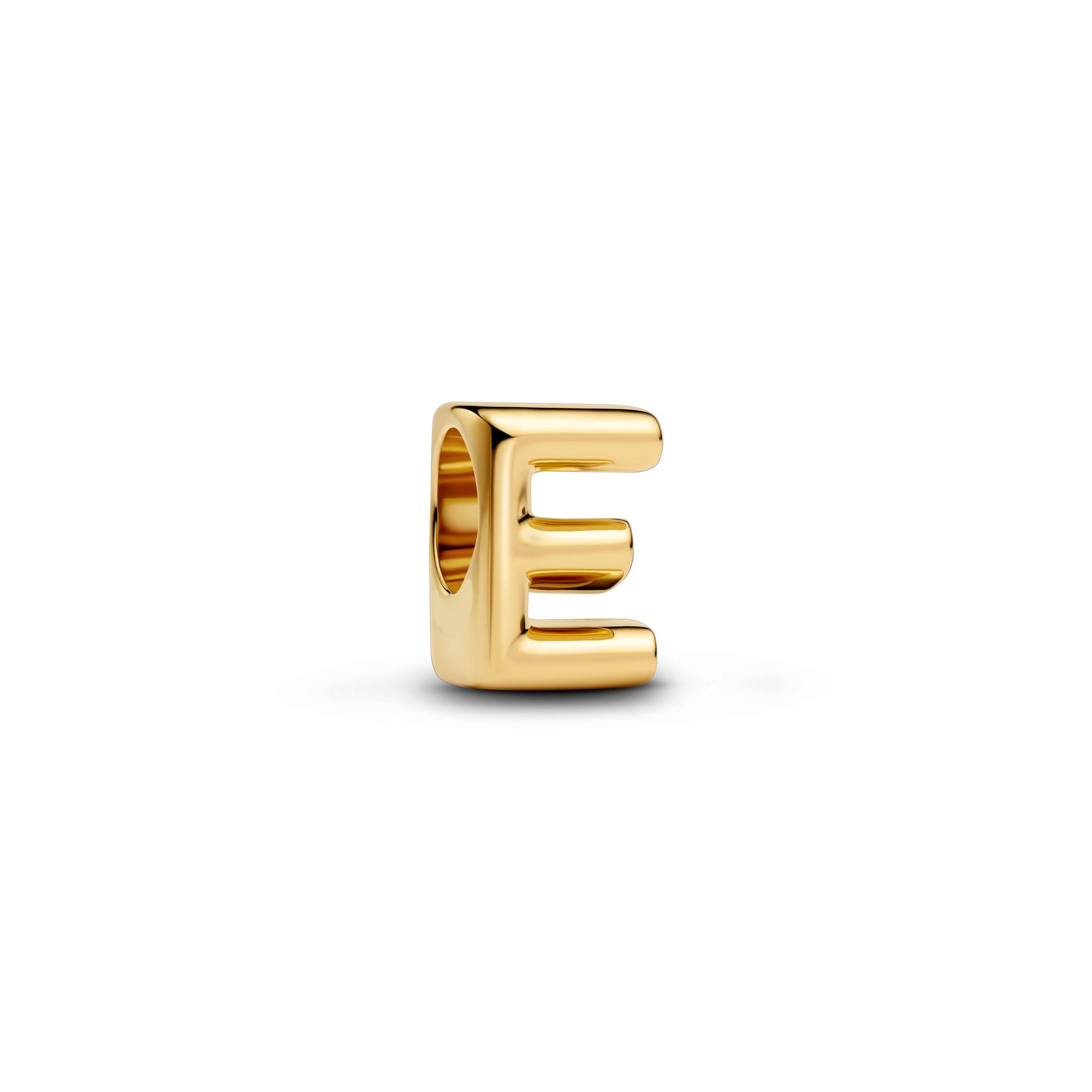 Echtes Kupfer 26 Buchstaben Alphabet A-Z Dekorative Anhänger Perle Goldenes Anhängerstück Geeignet für Echte Armbänder Halskette Stück Schmuckherstellung