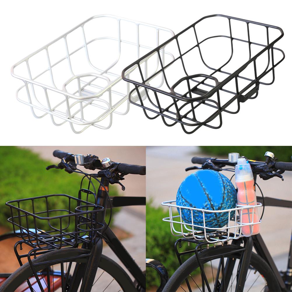 Basket For Mountain Bicycles Leisure Bike Basket Mountain Bike Basket Aluminum Alloy Basket Screw Accessories Included Cycling