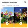 Waterproof LED Solar Butterfly Stake Lights for Outdoor Lawn and Courtyard