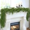 Lifelike 9ft Artificial Pine Branch Garland - Perfect for Staircase & Indoor/Outdoor Christmas Mantle Decor