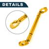 TUCKBOLD Motorcycle Handlebar Brace Crossbar Handlebar Mount Gold Tone with Wrench Adjustable 1 Set