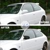 For HONDA CIVIC EK9 TYPE R 1996-2001 ABS Car Rearview Side Mirror Cover Wing Cap Exterior Door Housing Trim Adhesive Sticker