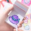 1 Book Pixel Style Coloring Sticker Book DIY Coloring Book Clip Art Sticker Collage Photo Album Diary Decoration Phone Case Gift