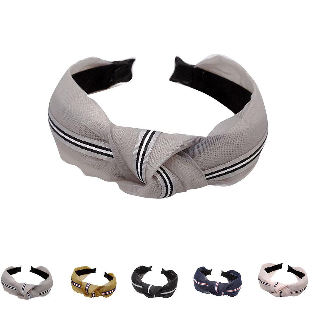 Women Hairband Soft Headband Alice Band Top Knot Fashion Plain Headband Twist