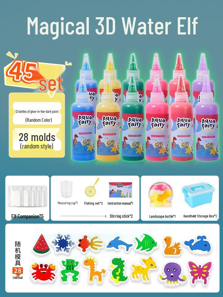 DIY Magisches Wasser Baby Bastelset für Kinder - Lernspielzeug für Mädchen