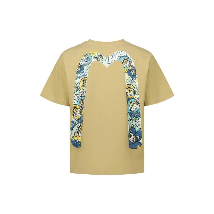EVISU T-Shirts Unisex Crew Neck Moderate Straight Fit 2ESHTM3TS522RXCT