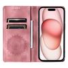 Luxury Embossing Flip Leather Case for iPhone 17 16 15 14 13 12 11 Samsung S25 S24 S23 A56 A55 Strong Magnetic Wallet Card Slot Cash Clip Phone Cover