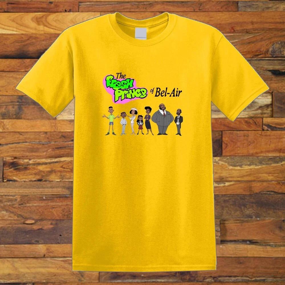 The Fresh Prince of Bel Air Cartoon Men s Yellow S-5XL XL