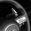 For Hyundai SX2 2024-2026 /NX4 2025 2026/ Sonata 2026 Real Carbon Fiber Steering Wheel Paddle Shifter Gear Shift Extension Cover
