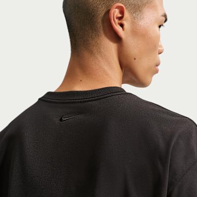 Nike Dri Fit T Shirts Men's Black Crew Neck Moderate