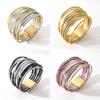 Stackable Multi-Layer PU Leather Women's Bracelet - Versatile, Anti-Static Design