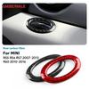For Mini Cooper Countryman R60 2010-2016 R55 R56 R57 2007-2013 Real Hard Carbon Fiber Co-pilot Storage Box Switch Button Frame
