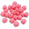 10pcs 19x14mm Hexagon Silicone Beads For Jewelry Making DIY Handmade Necklace Bracelets Phone Key Chain Decoration Accessories
