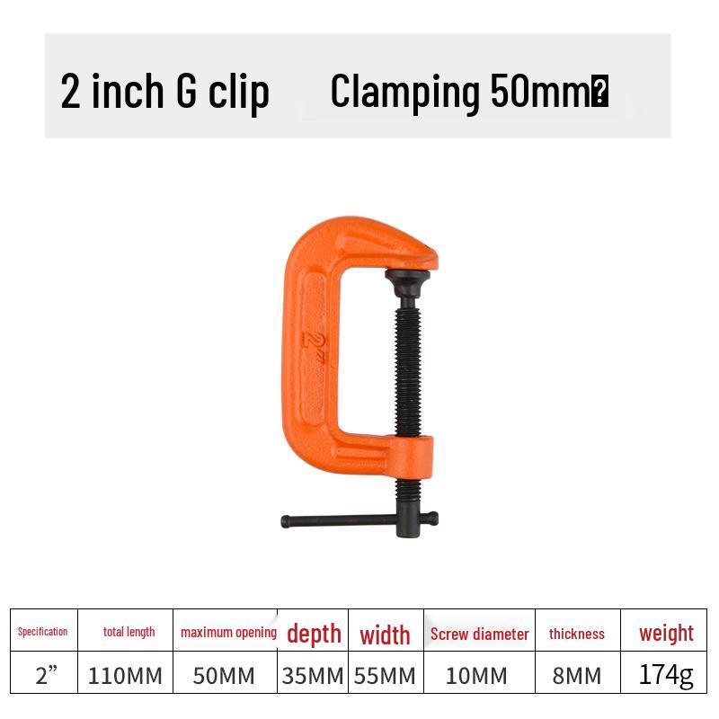 Quick Woodworking A-Clamp for Marble & Stone, Thickened Spring, 4/6/9 Inch