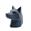 Weatherproof Car Hitch Cover Featuring 3D Printed Wolf Artwork Universal 50MM Size Strong Construction for Auto