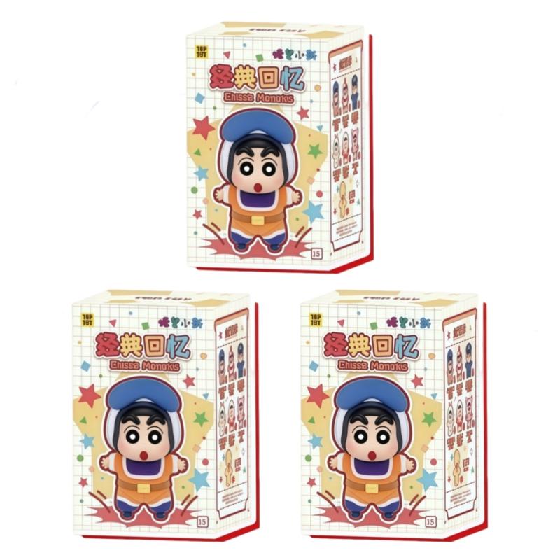 TOP TOY Crayon Shinchan Classic Memory Series Vinyl Cute Decorative Pendant Anime Figure Children's Toy Birthday Gift