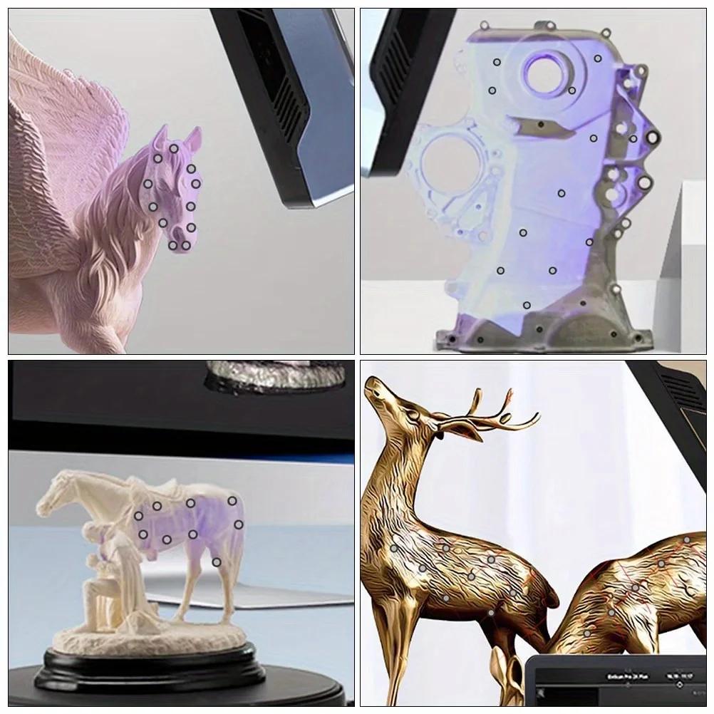 3D Dynamic Scanning Reflective Markers, 3D Structural Hardware Modeling Positioning Stickers