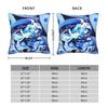 Shadow Milk Cookie Pillowcase Polyester Cushion Cover Decoration Cookie Run Kingdom Throw Pillow Case Cover Seater Zipper 18'