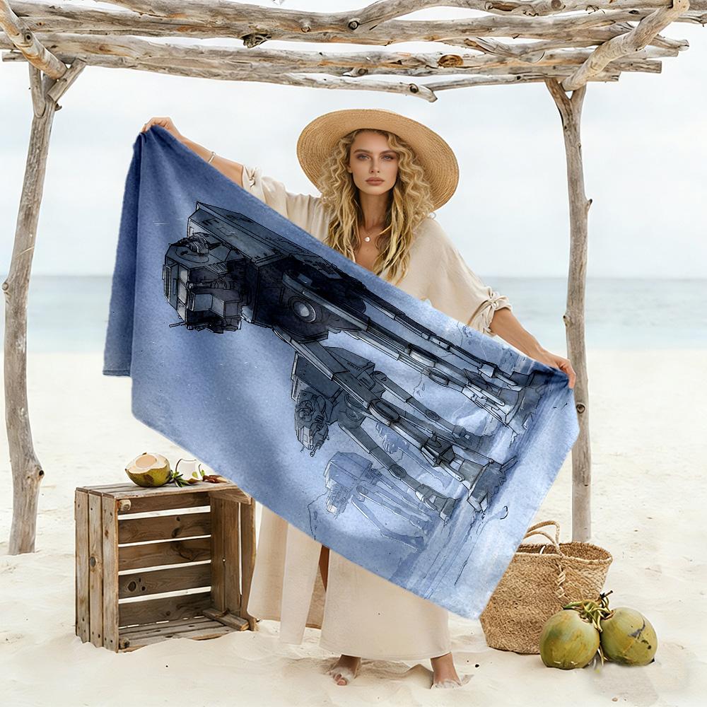 Star Wars Beach Towel Super Soft Absorbent Comfortable Lightweight