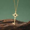 Dreamtimes Stainless Steel Witches Knot Pendant Necklace for Women Men Celtic Cross Witch Witchy Magic Knot Jewelry Amulet Gifts