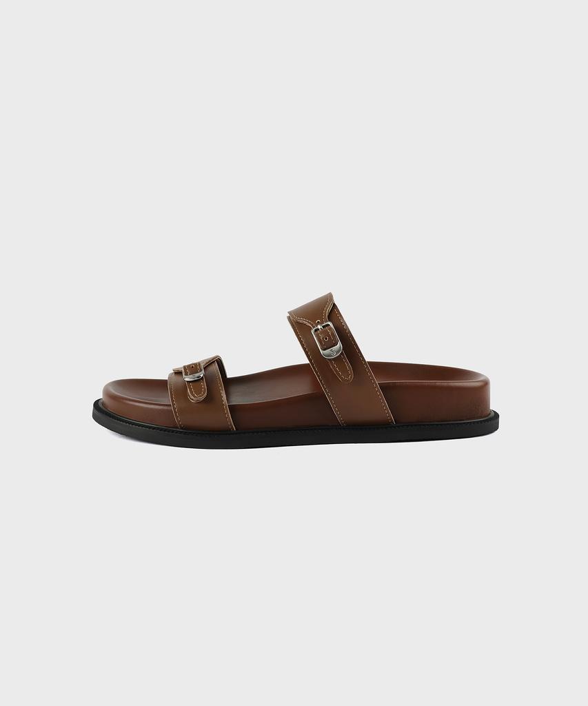 Moodnight Aron 2-Belted Platform Slide Slipper Sandals - 3 Colors