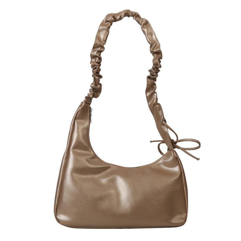 

Fashionable Street Style Shoulder Bag With Zipper Closure And Cellphone Pocket золотий