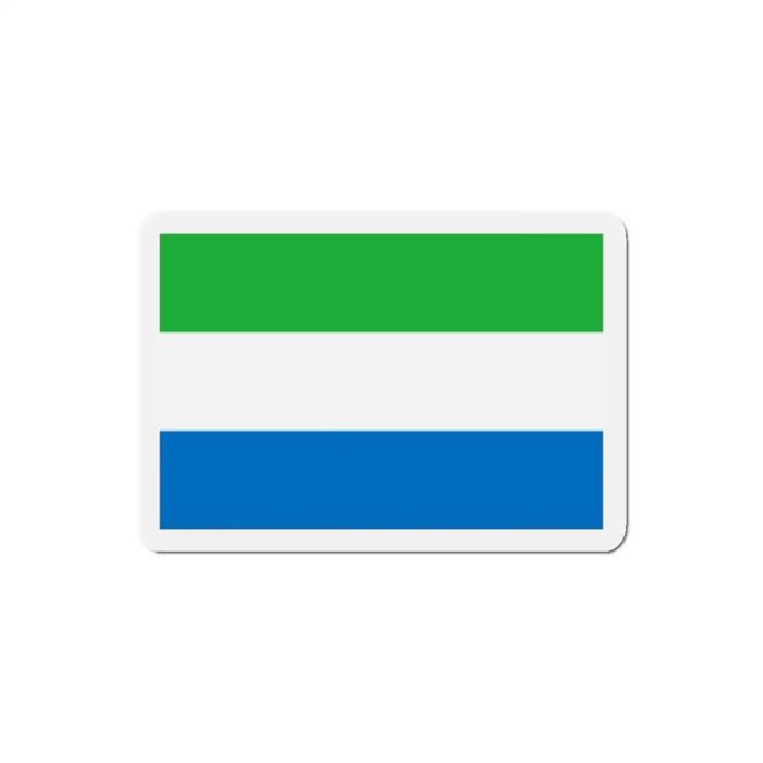 Aimant Drapeau Sierra Leone - Multicolore - 8 cm - 50 pièces - Résine synthétique - Mixte