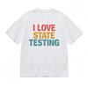 Women's Slight Stretch Classic T-Shirt Mens Womens Tees Top Rainbow Letter School Motto Printed Tee