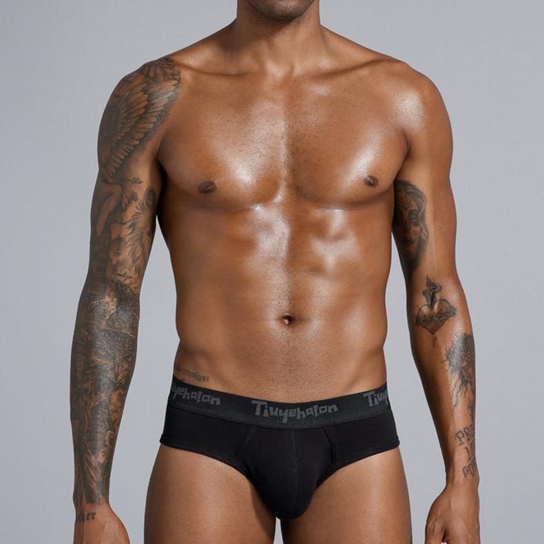 Ribbed Cotton Classic Men's Briefs - 1030 High-Quality