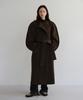 Voef Flova Wool Coat (Mauve Brown)