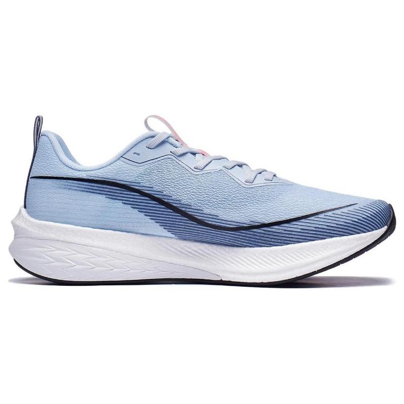Li-Ning Chitu 6 Pro Herren Niedrige Sprint-Laufschuhe Klarblau ARMT013-6