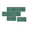 6pcs Peel and Stick Wall Stickers PVC Peel Stick Wall Decals Tile Stickers  Interior Decoration