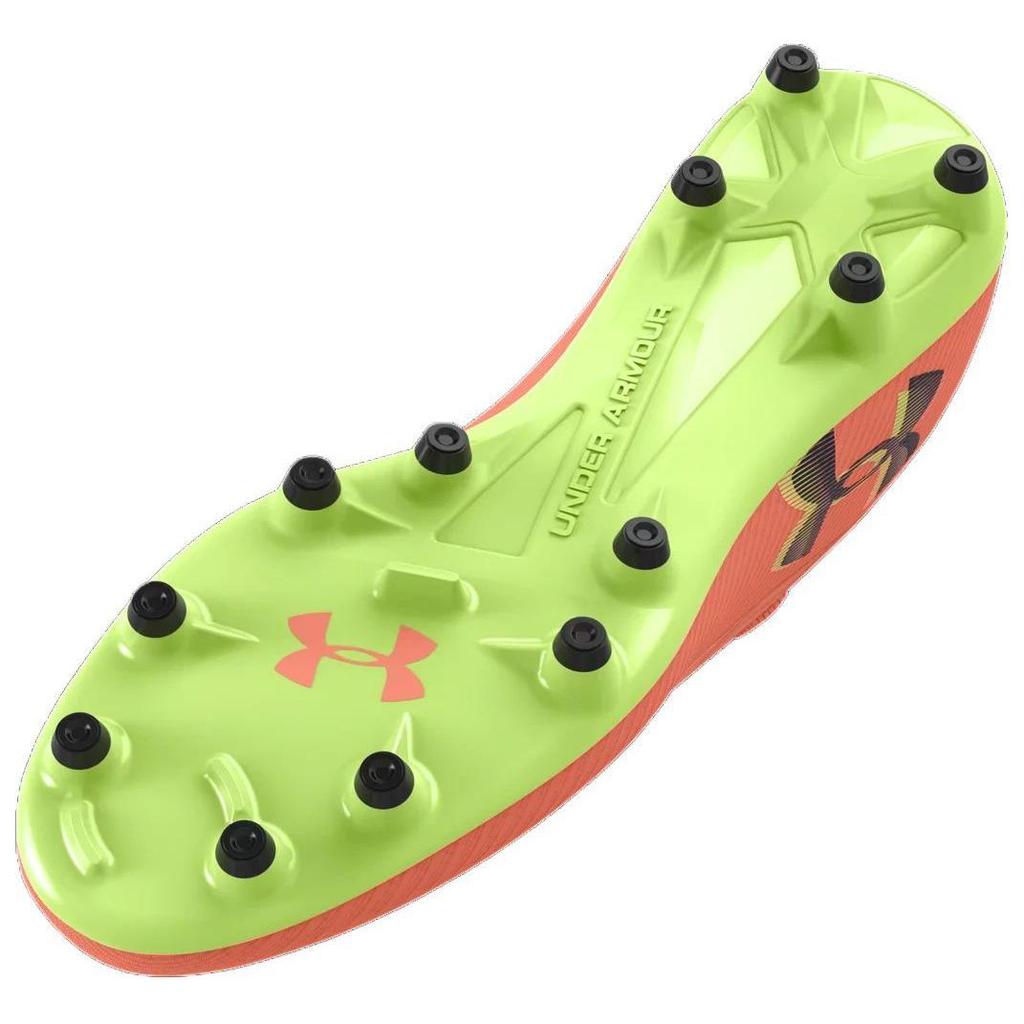 Under Armour Magnetico Pro 4 Comfortable Sports FG Soccer Shoes Men Soccer Shoes Flame-Orange 3027699-801