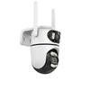 iCSee Dual-Lens HD WiFi Smart Camera, 360° Full-Color Night Vision Security Monitoring