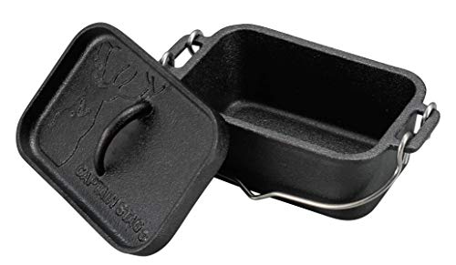 

Captain Stag UG-3062 Dutch Oven, Iron Casting, Squ