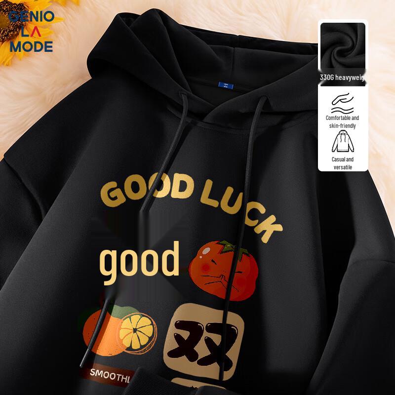 

GENIOLAMODE Men s High-Street Pullover Hoodie XL