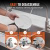 Meat Slicer, 340W Electric Deli Food Slicer with 10" SUS420 Stainless Steel Blade and Built-in Sharpening Stone, 0-0.6 Inch Adjustable Thickness for