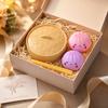 Stress Relief Toy Set Includes Two Soft Squeeze Dumpling Toys with Bamboo Steamer Container and Chopsticks for Sensory Play and Anxiety Reduction