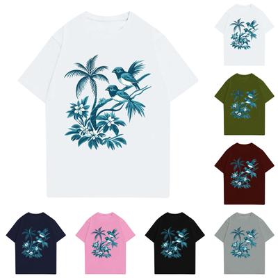 Men's Stand Collar Short Sleeve Shirt Loose Leisure Holiday Shirt Man