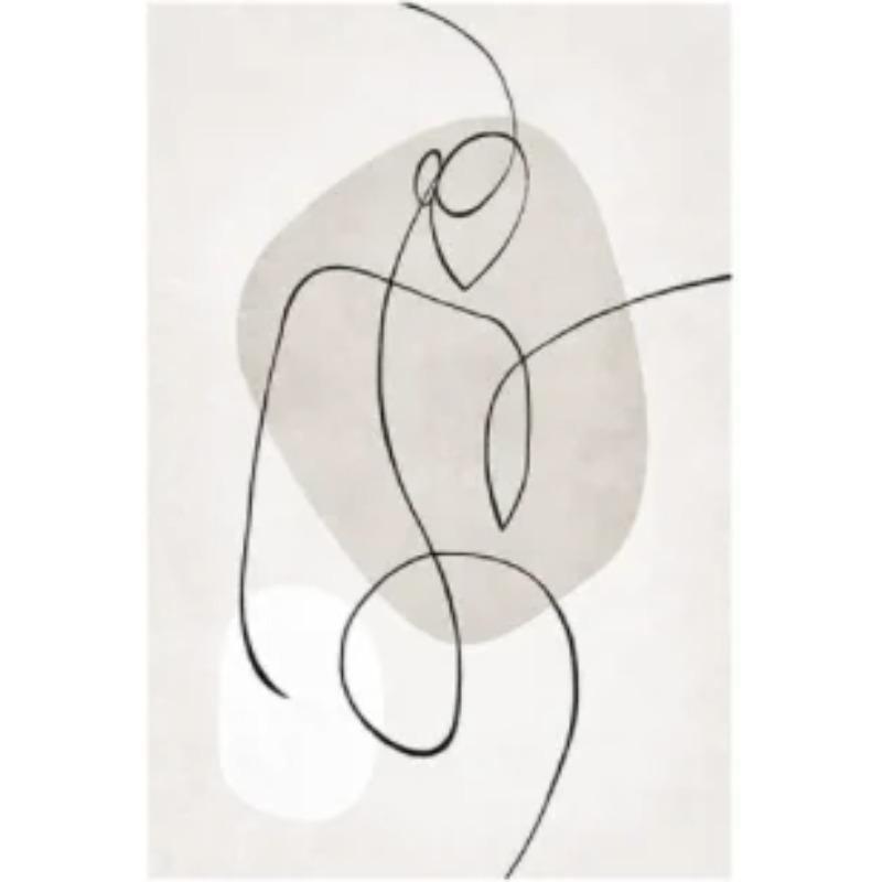 Modern Living Room Decor Nordic Minimalist Figures Line Wall Canvas Paintings Posters Aesthetic Accessories