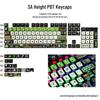Four-Sided Translucent Color Keycaps for Customized Mechanical Keyboard