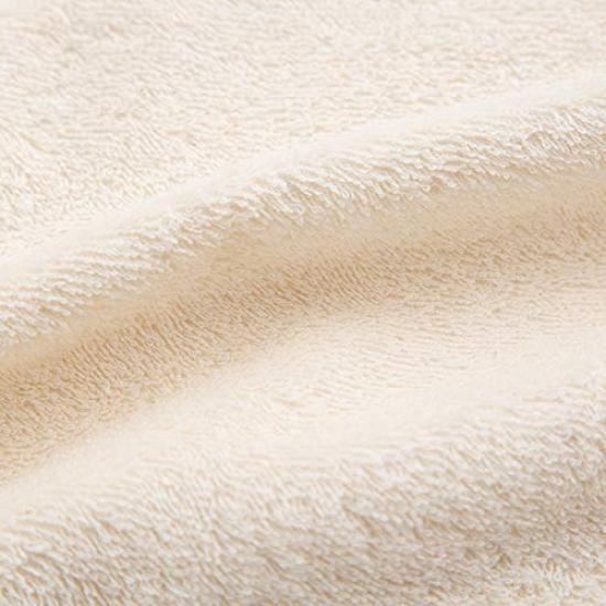 Pompkins BABY Organic Cotton Frog Bath Poncho Made In Japan Y-1344 100% [Rabbit, Bear, Series] (Frog)